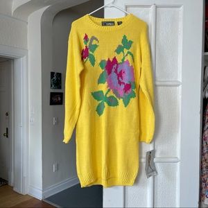 Vintage Gitano Express Sweater Dress NWT